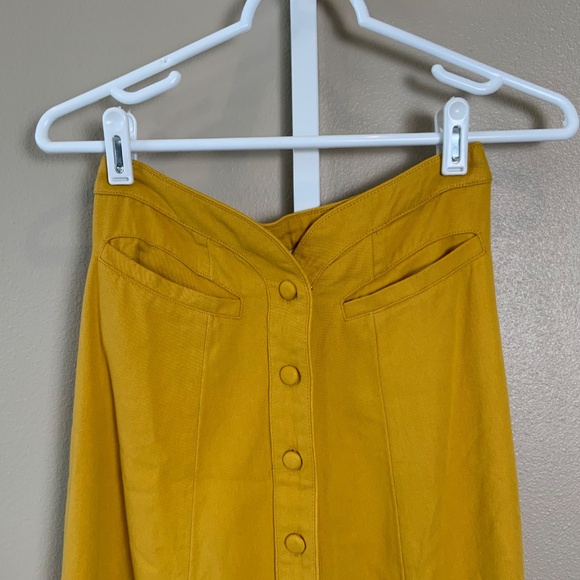 Anthropologie Maeve High-Waisted Button-Front Maxi Skirt - Picture 8 of 16